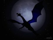 Dragon volant en 3D (1024x768px)