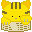 Chat jaune (32x32px)