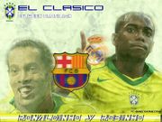 Ronaldinho et Robinho (1024x768px)